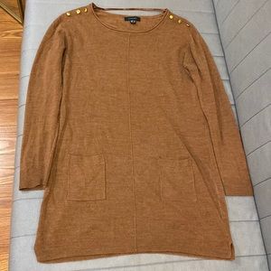 Primark/Atmosphere brand light brown sweater dress with pockets